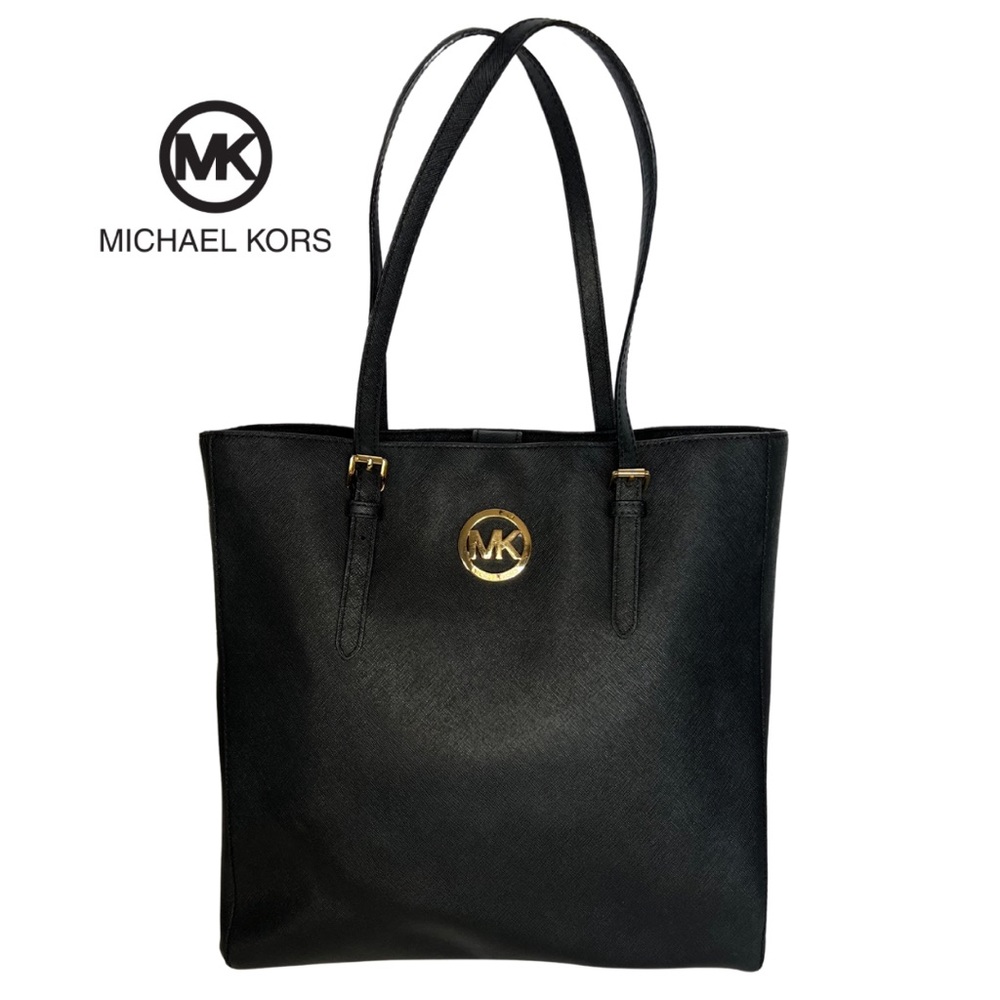 Michael Kors | Black Saffiano Leather Large Tote